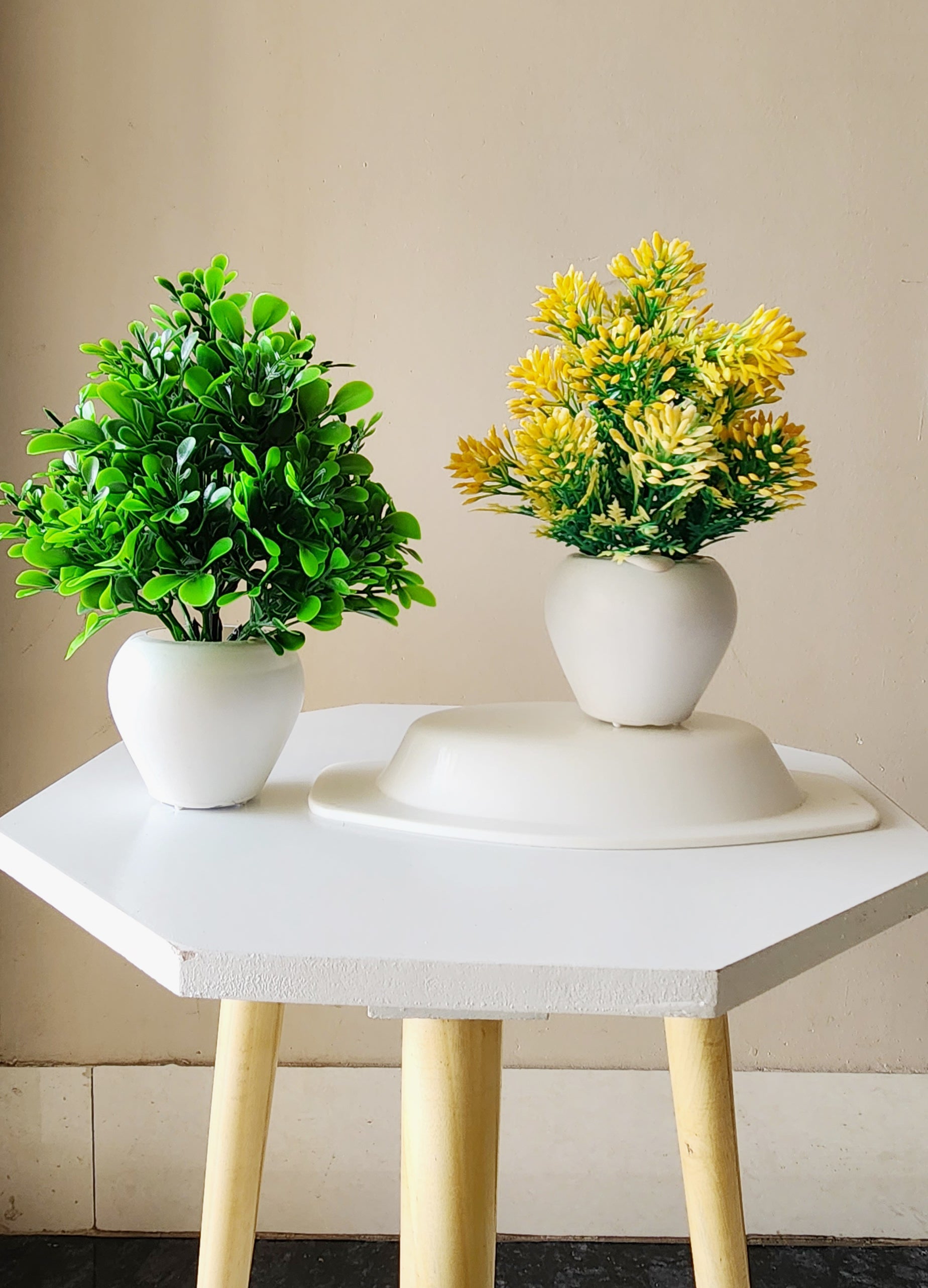 Artificial Forest Bonsai Plant  for Home Office Table Greenery Room Home Decor Plants (Set of 2)