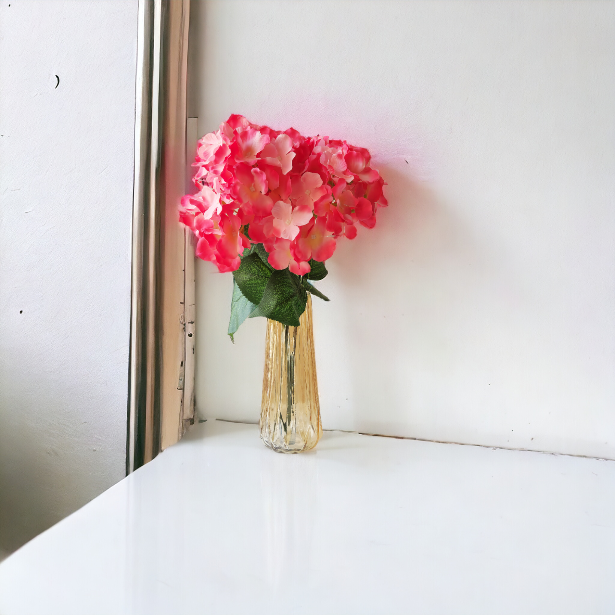 Artificial hydrangea flower Bunch ( Pink )