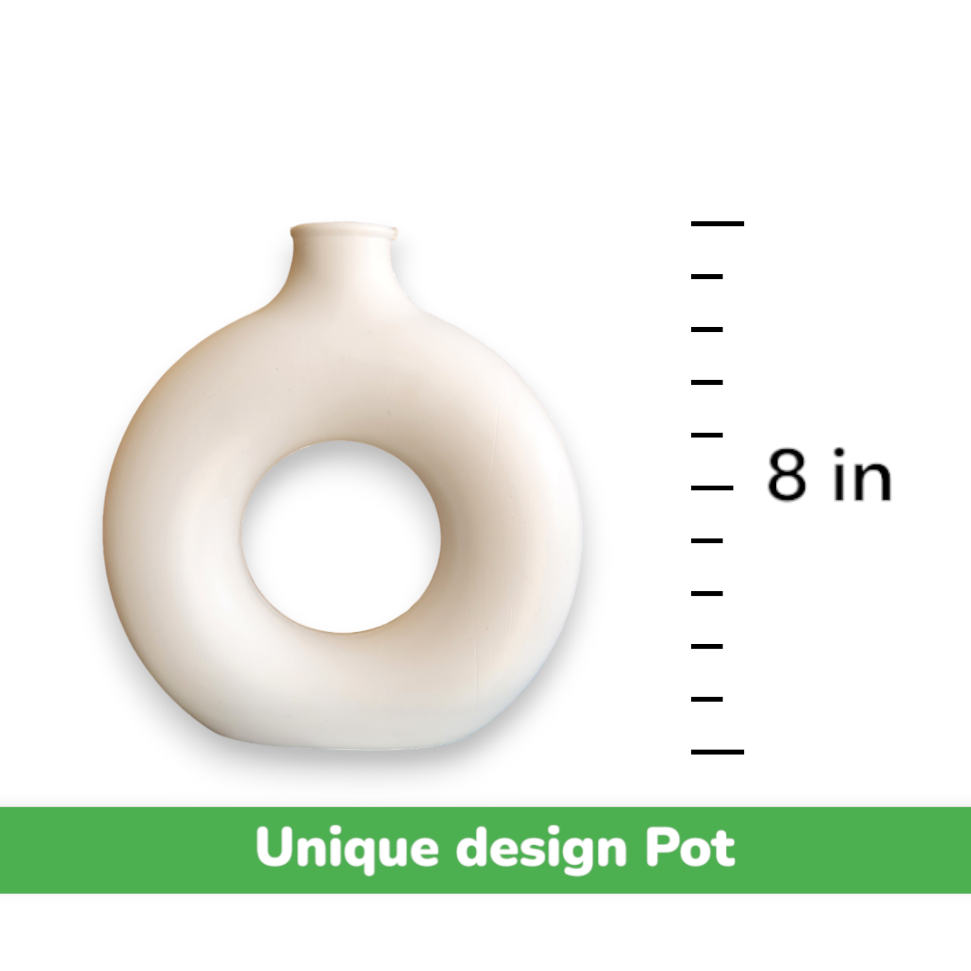 Plastic Doughnut Shape Pot