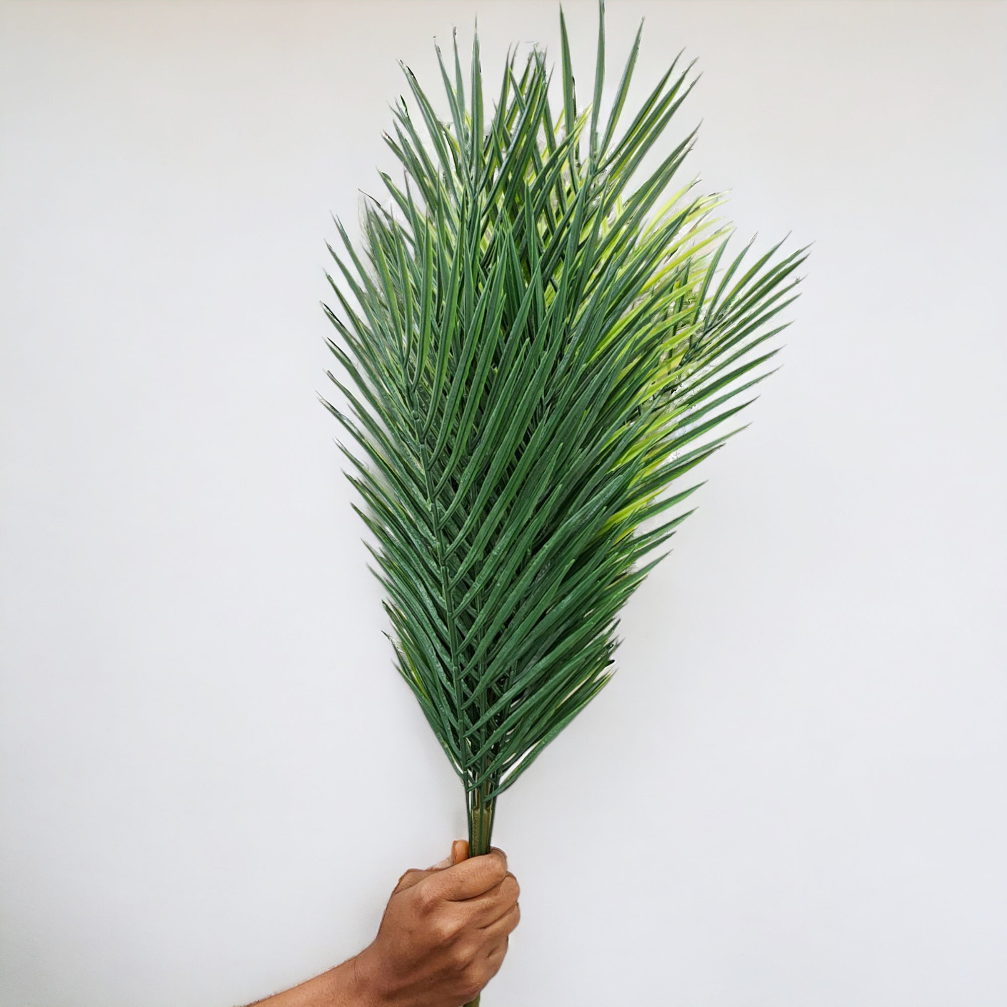 Artificial Palm Branch with 18 Real looking leaves