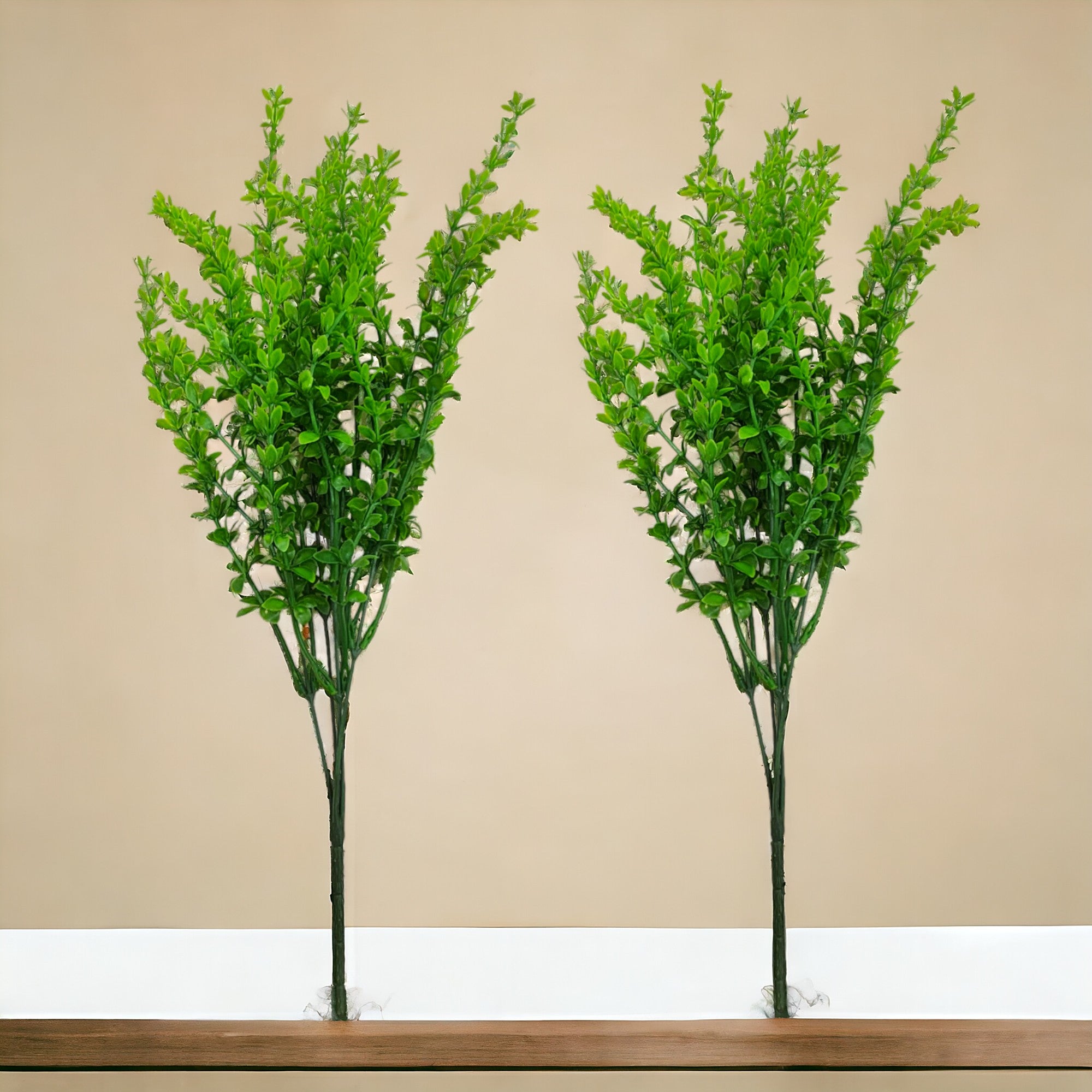 Artificial Waterweeds Plant for Home or office decor set of 2 ( Green , Without pot )