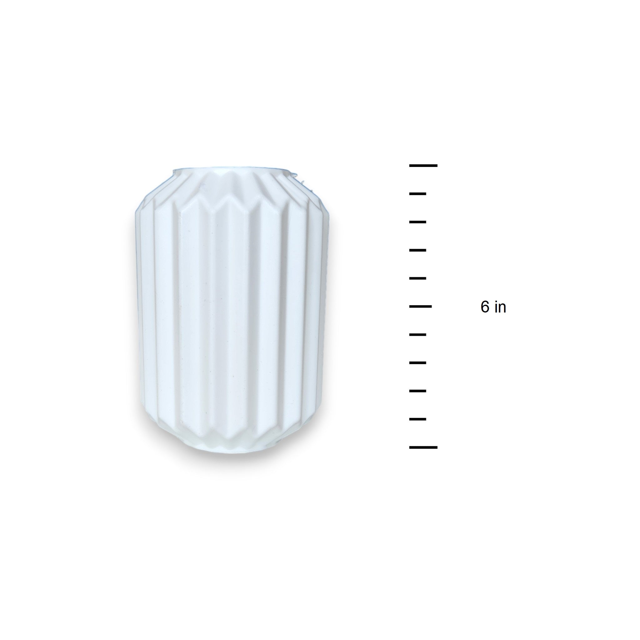 Unique Cane shape Plastic planter set of 2 ( White )