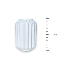 Unique Cane shape Plastic planter set of 2 ( White )