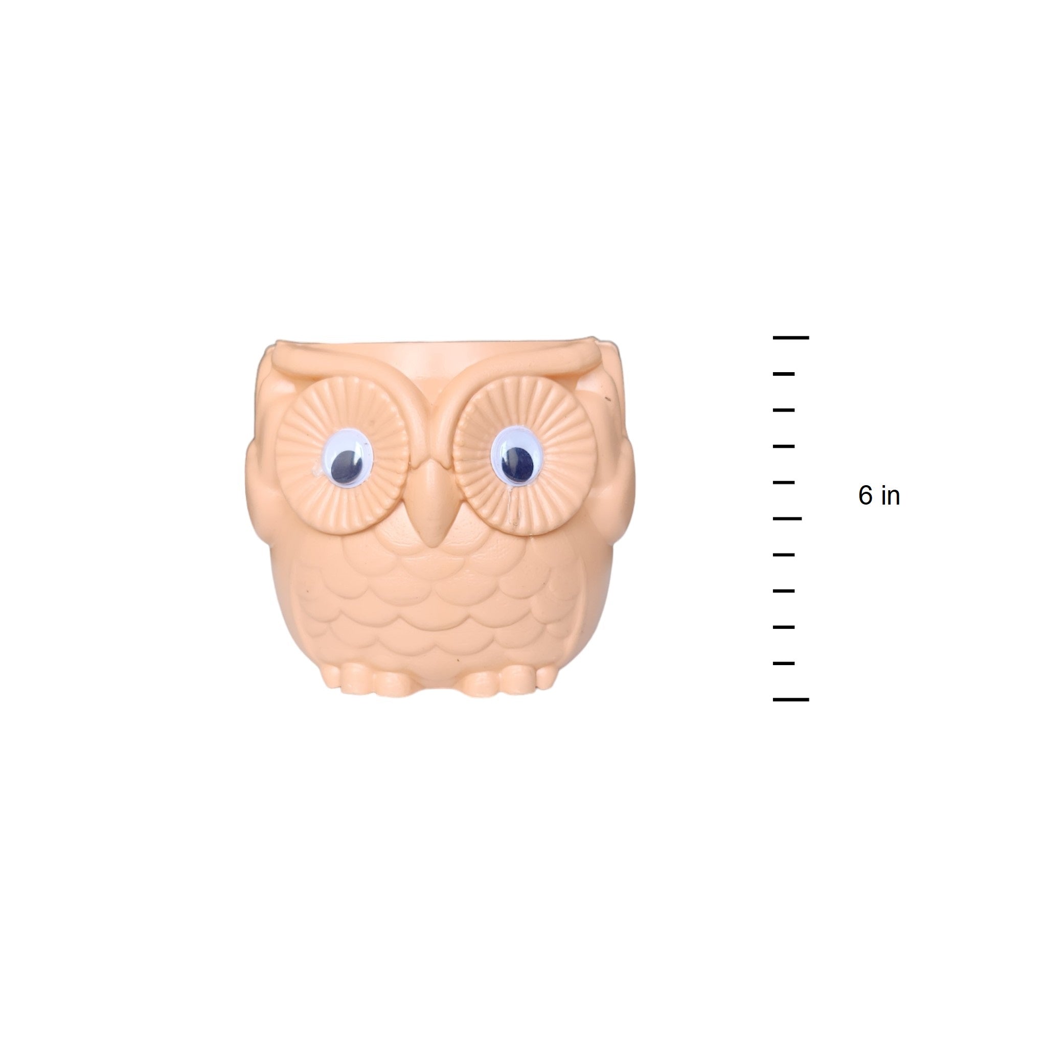 2 Pc Plastic Owl shape pot for indoor and outdoor plants