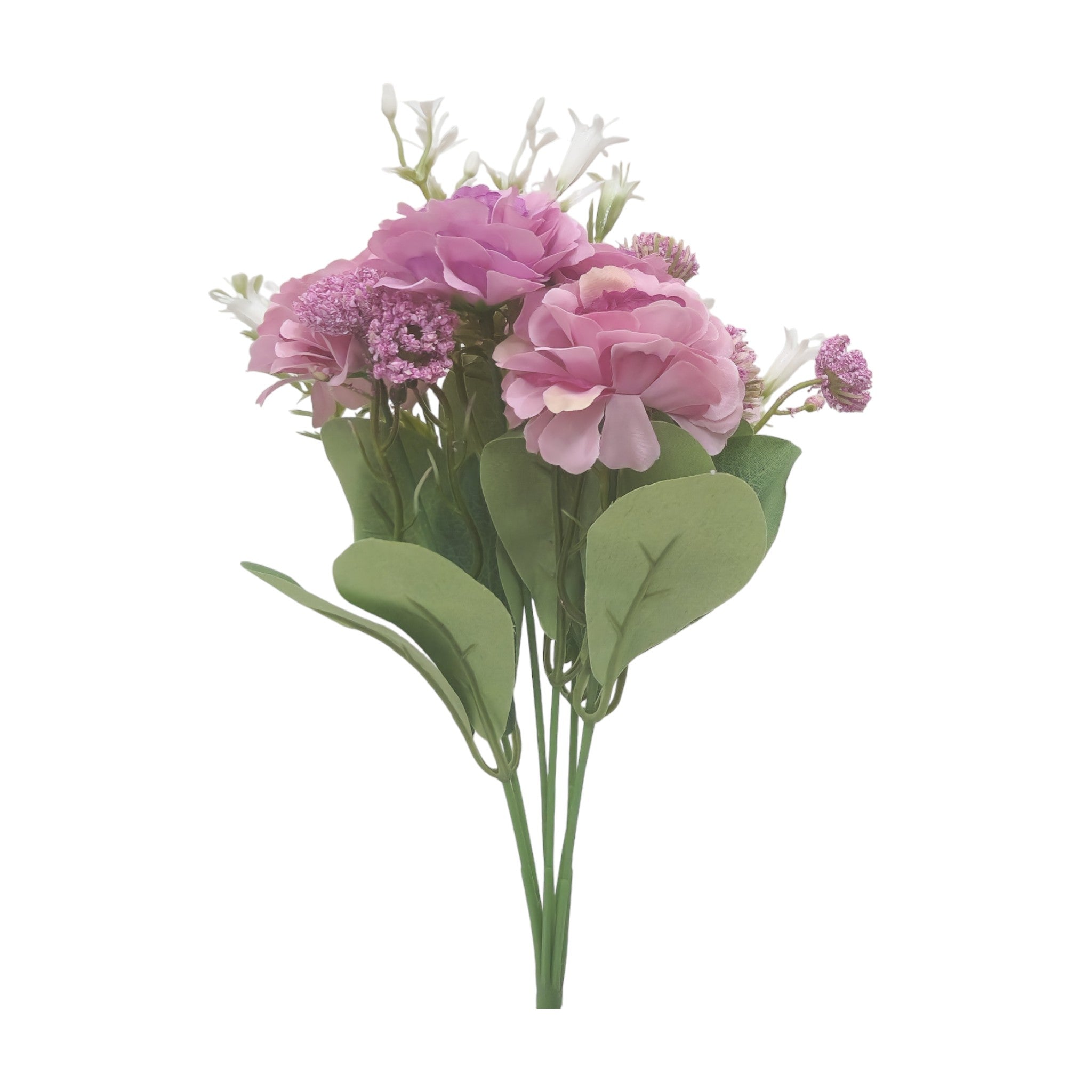 Purple Hydrangea Peony flower bunch