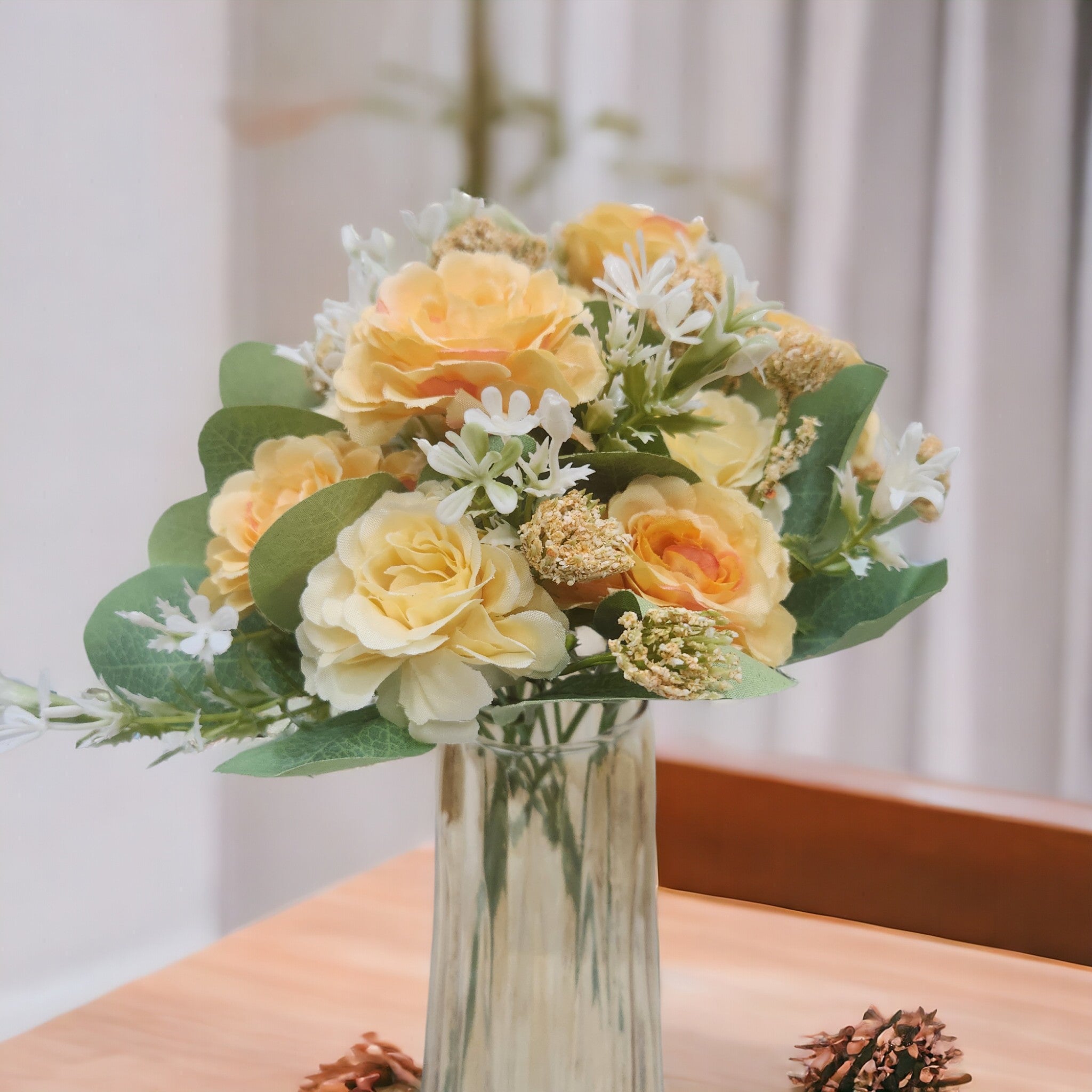 Artificial Hydrangea Peony flower bunch