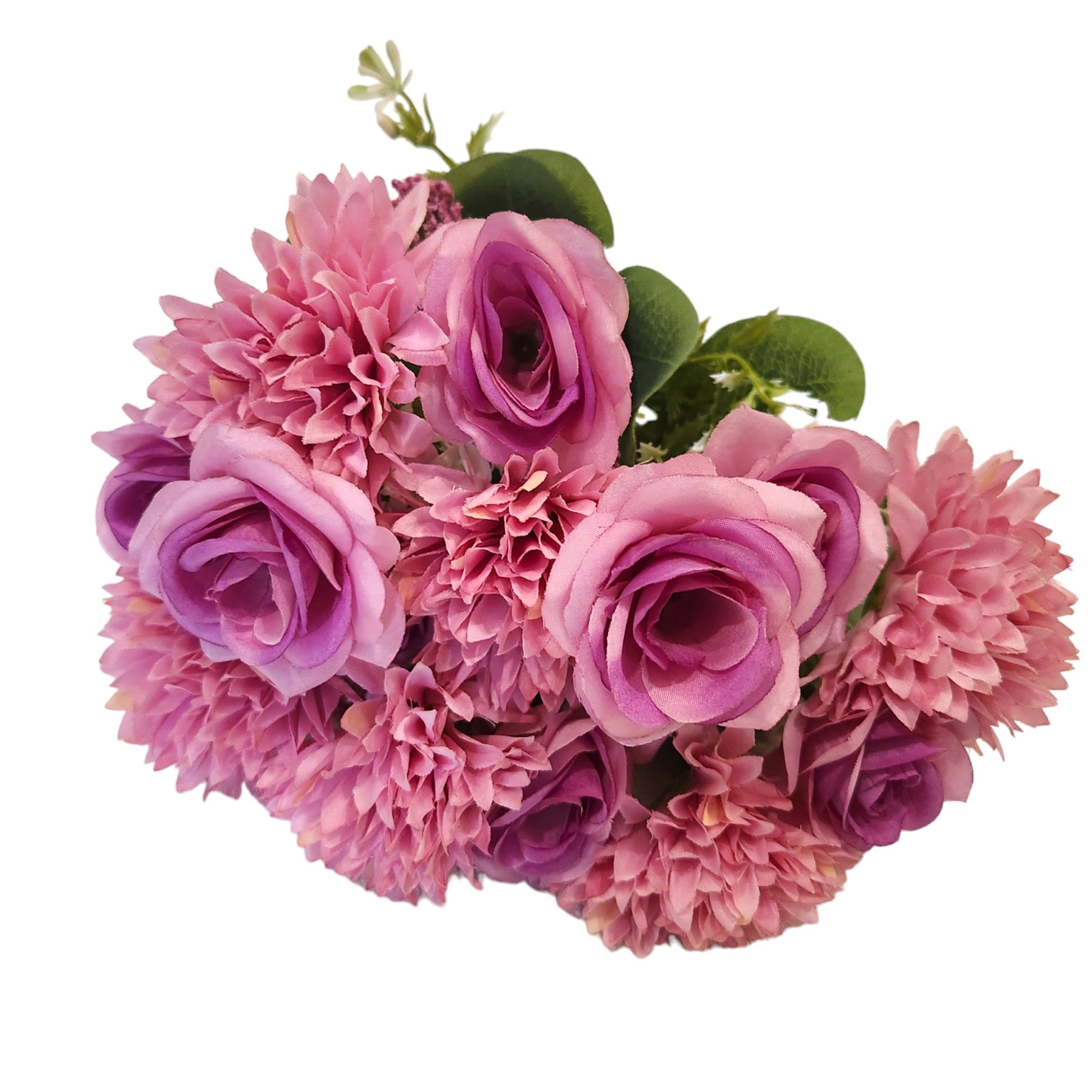 Purple Hydrangea Peony flower bunch