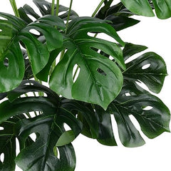 Artificial Montera leaves plant 12 leaves ( 24 inch )