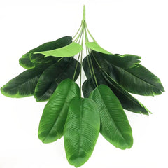 Artificial Banana leaves plant 12 leaves ( 24 inch )