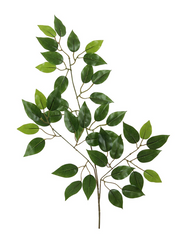 Artificial ficus leaves set