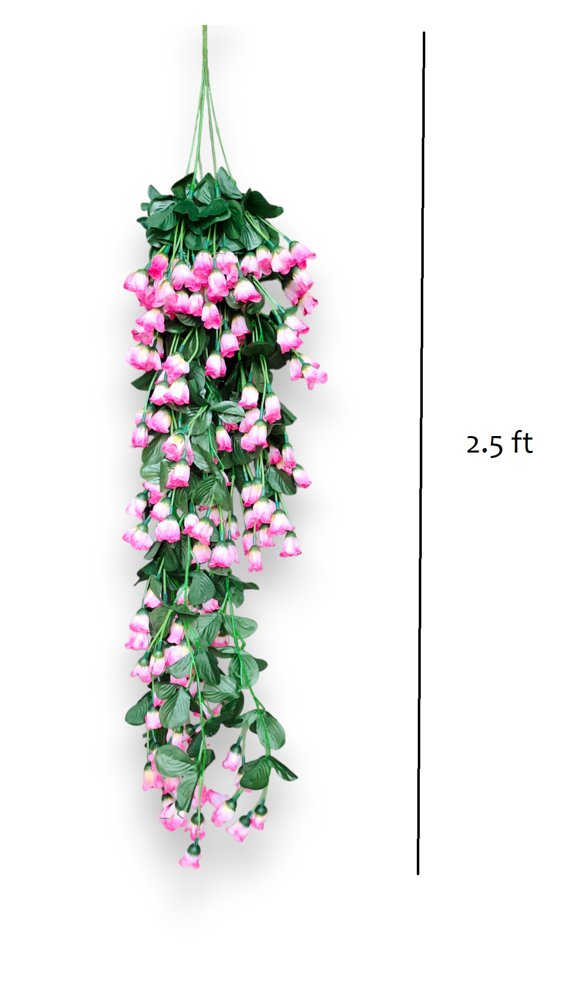 Artificial Mini rose flower falling for Home , Balcony decoration set of 2