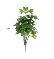 Artificial Schefflera Dwarf Umbrella Tree Plant For Home ( Without vase )