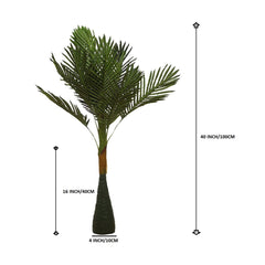 Artificial Palm Tree Faux Plant for Indoor and Outdoor Decor