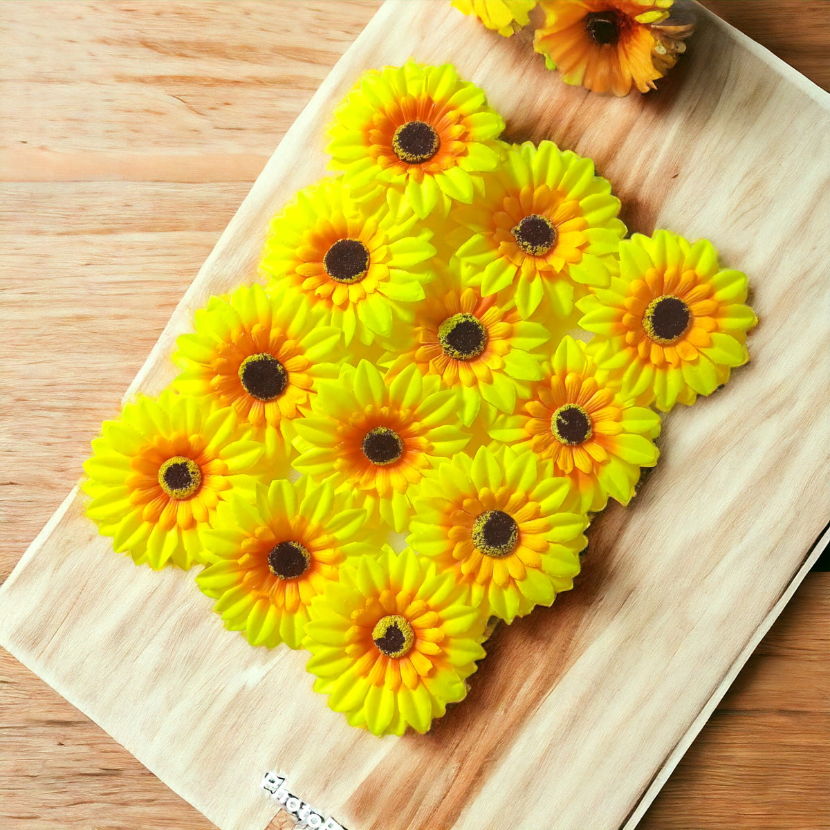 Artificial sunflower flowers pack of 12 big flowers