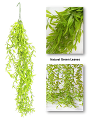 Artificial Grass Fern Pine Needle Wall Hanging for Home Decor, Door, Wall, Balcony, Decoration Party, Festival Craft