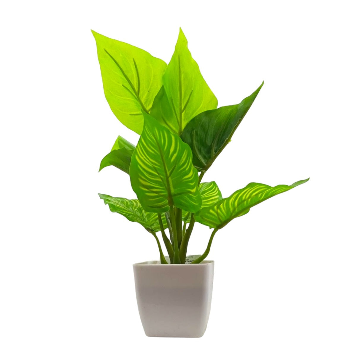 Artificial Money plant with Beautiful white pot