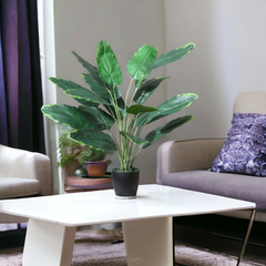 Artificial Banana Plants for Home Decor with Pot