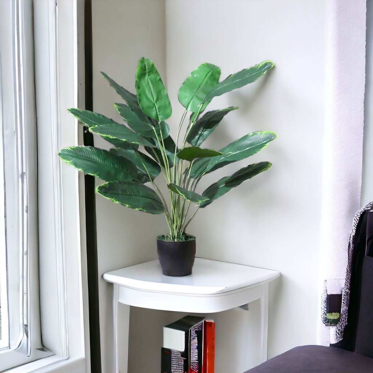 Artificial Banana Plants for Home Decor with Pot