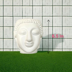 Buddha Face Pot for Home Decor