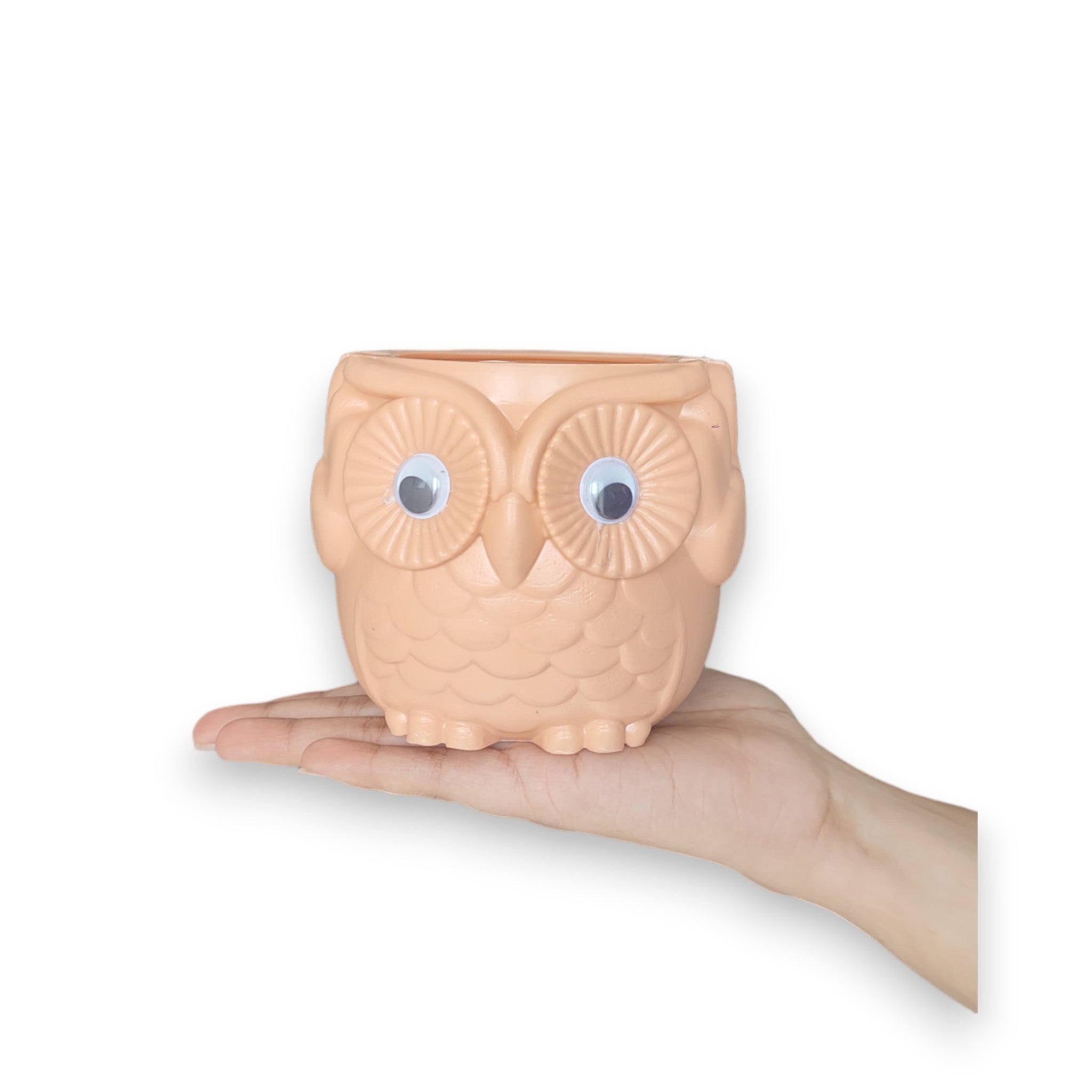 2 Pc Plastic Owl shape pot for indoor and outdoor plants