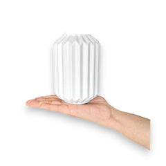 Unique Cane shape Plastic planter set of 2 ( White )