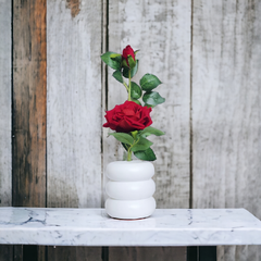 Artificial Rose with Pot Flowers Bunch | Flower vase for Home Decoration